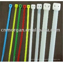 Fabricantes buen aislamiento bolsas de nylon coloridas de la atadura de cables